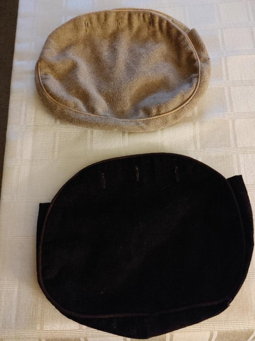 Vintage Bundle Two Removable Wooden Handle Clutch Pocketbook Outer Cover